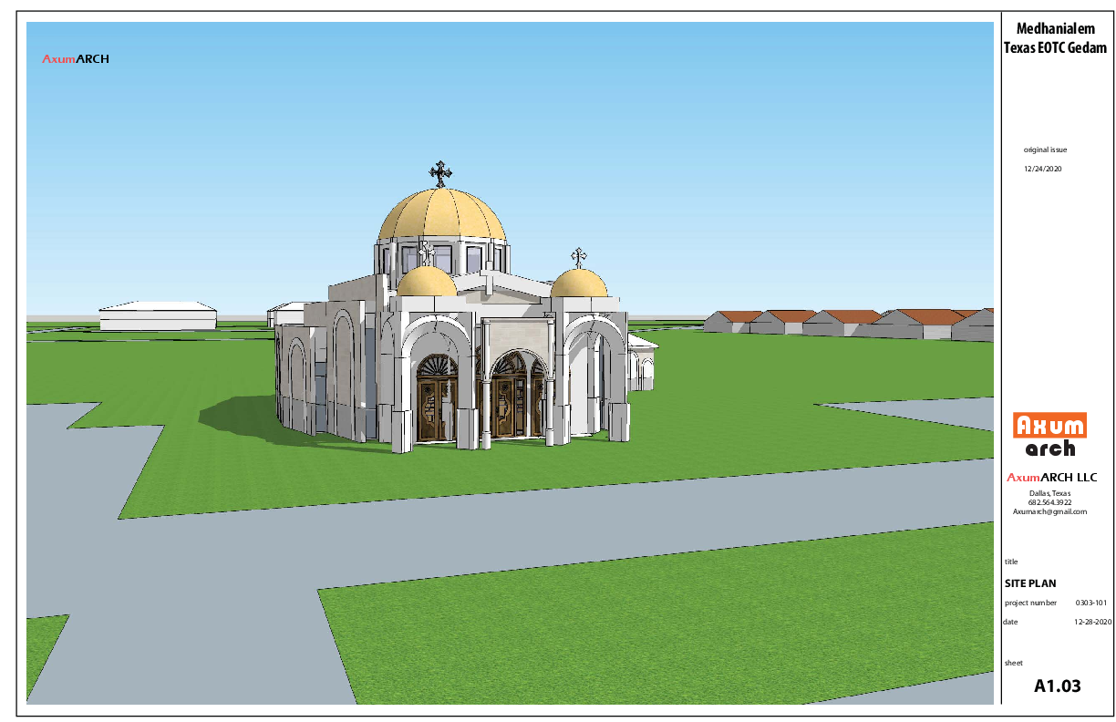 Site plan sheet A1.03